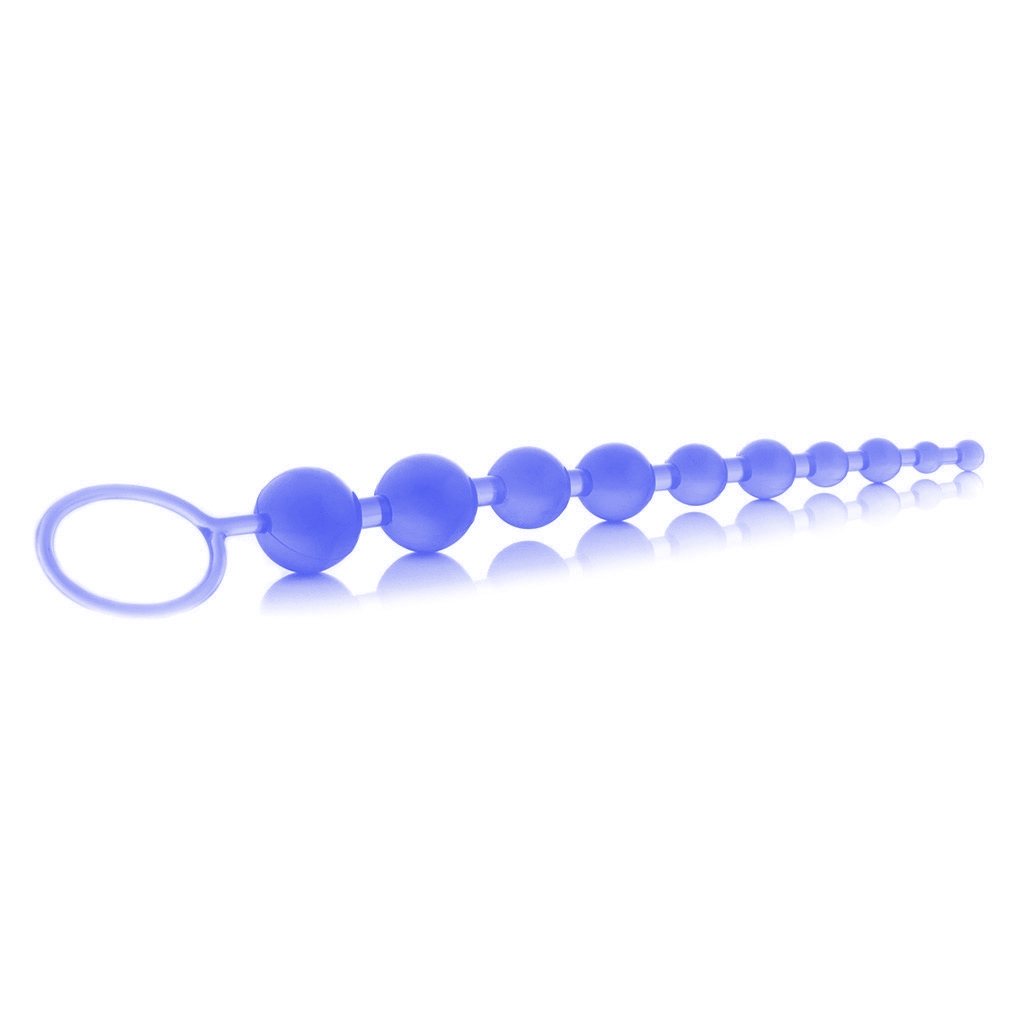 31 cm mavi anal sıralı top