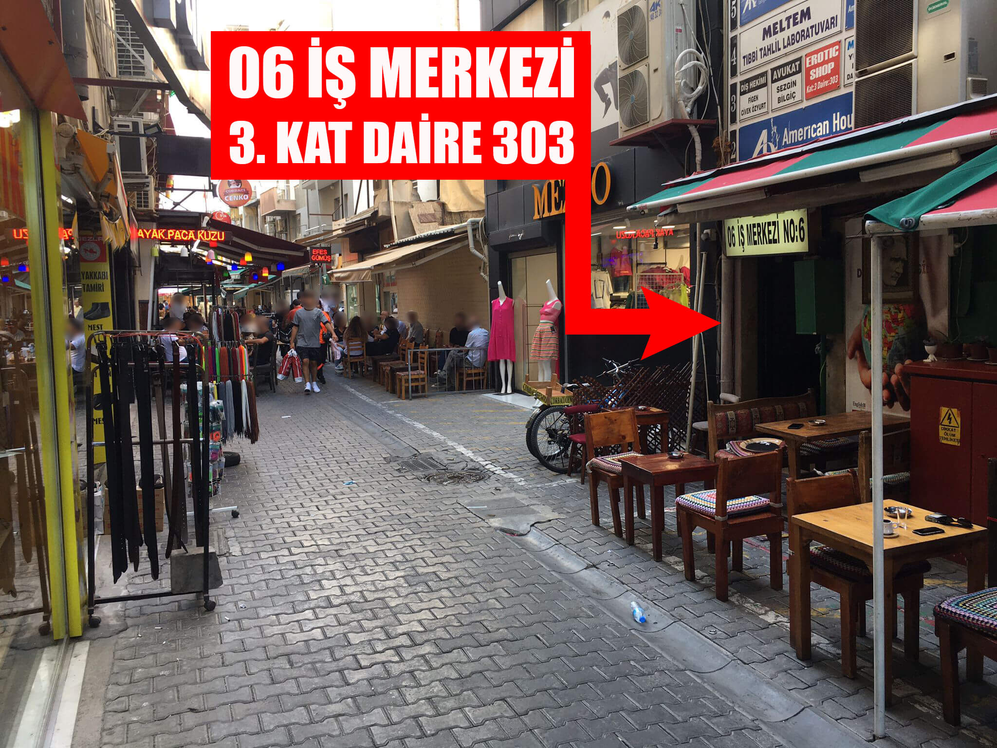 Karşıyaka 06 iş merkezi girişi