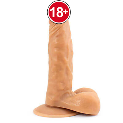 21 cm Yumuşak Kalın Realistik Dildo