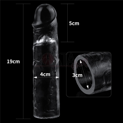 5 cm uzatmalı şeffaf penis kılıfı satın al