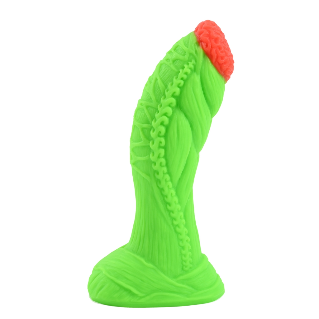 17 cm yeşil uzaylı penisi kalın monster dildo