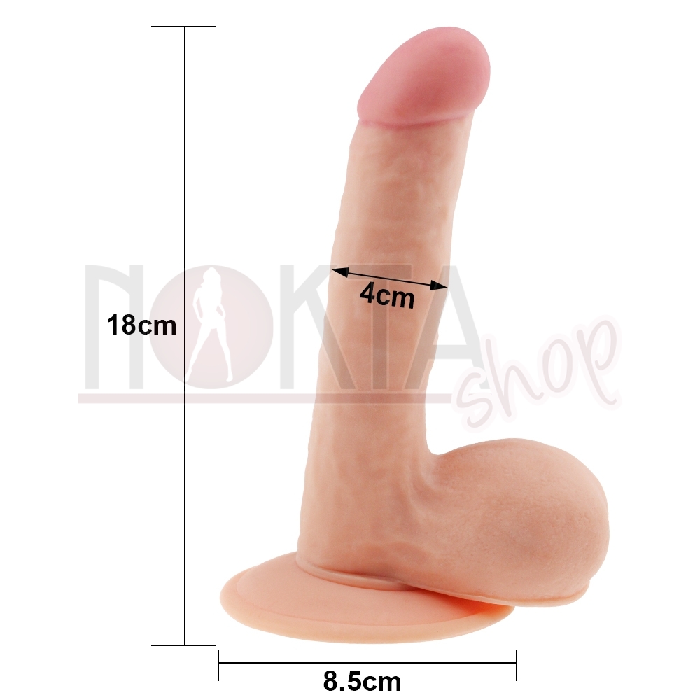 18 cm ultra yumuşak yapay penis