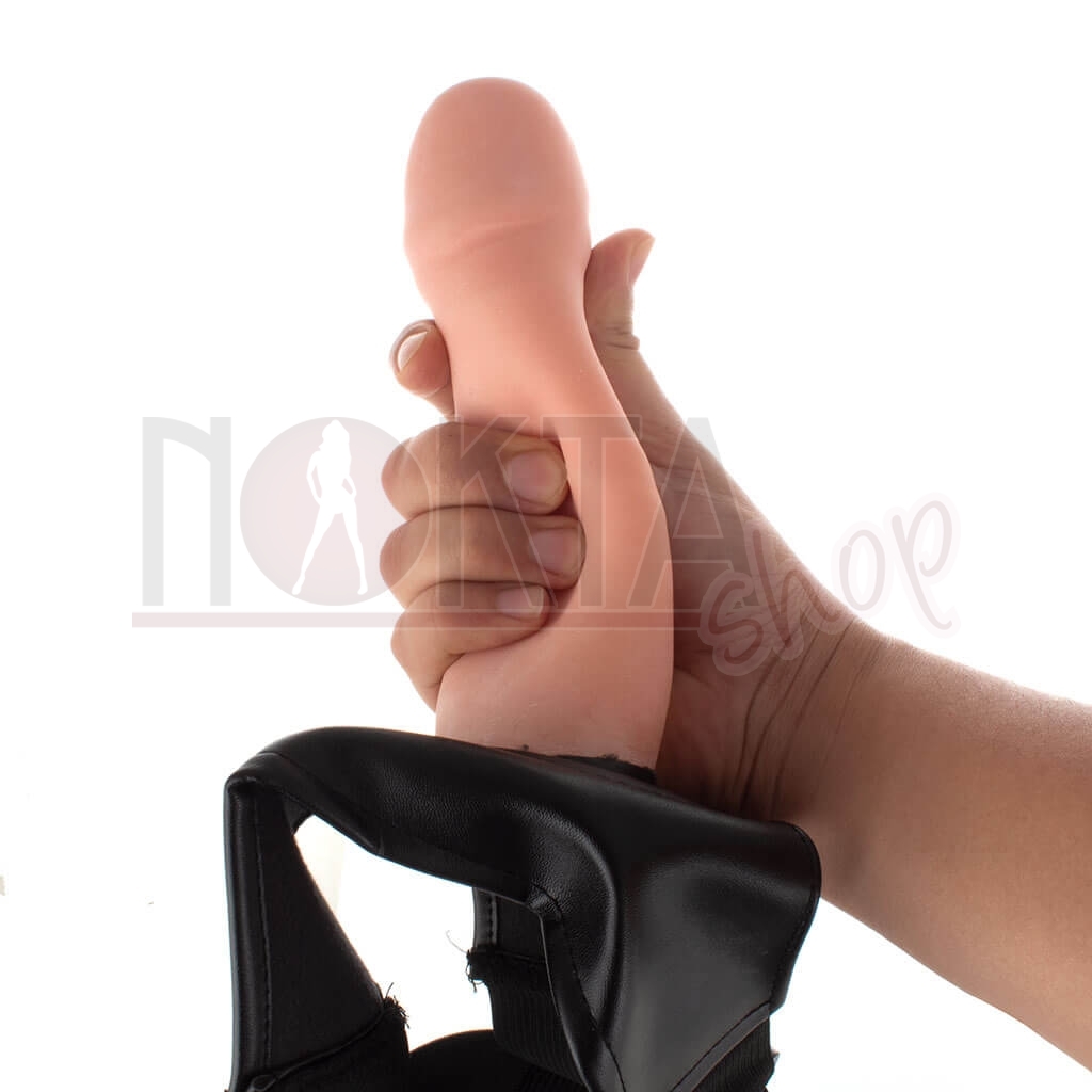 19 cm realistik i̇çi boş protez penis