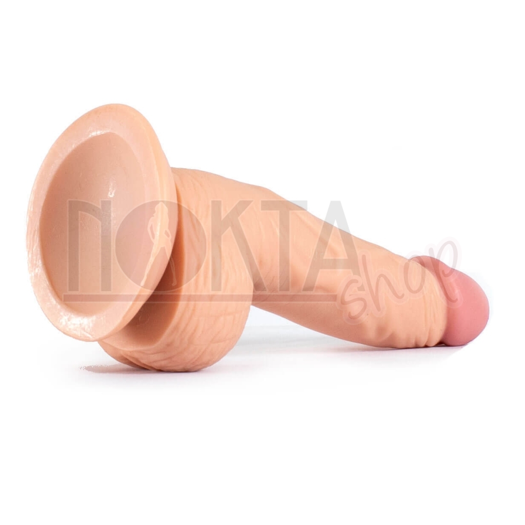 20 cm realistik kalın dildo