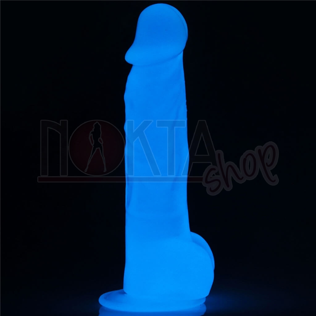 22 cm gece parlayan neon yapay penis