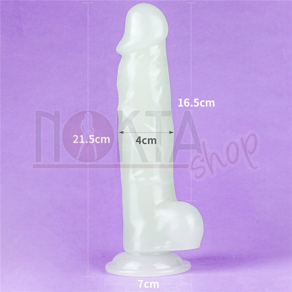 22 cm gece parlayan neon yapay penis