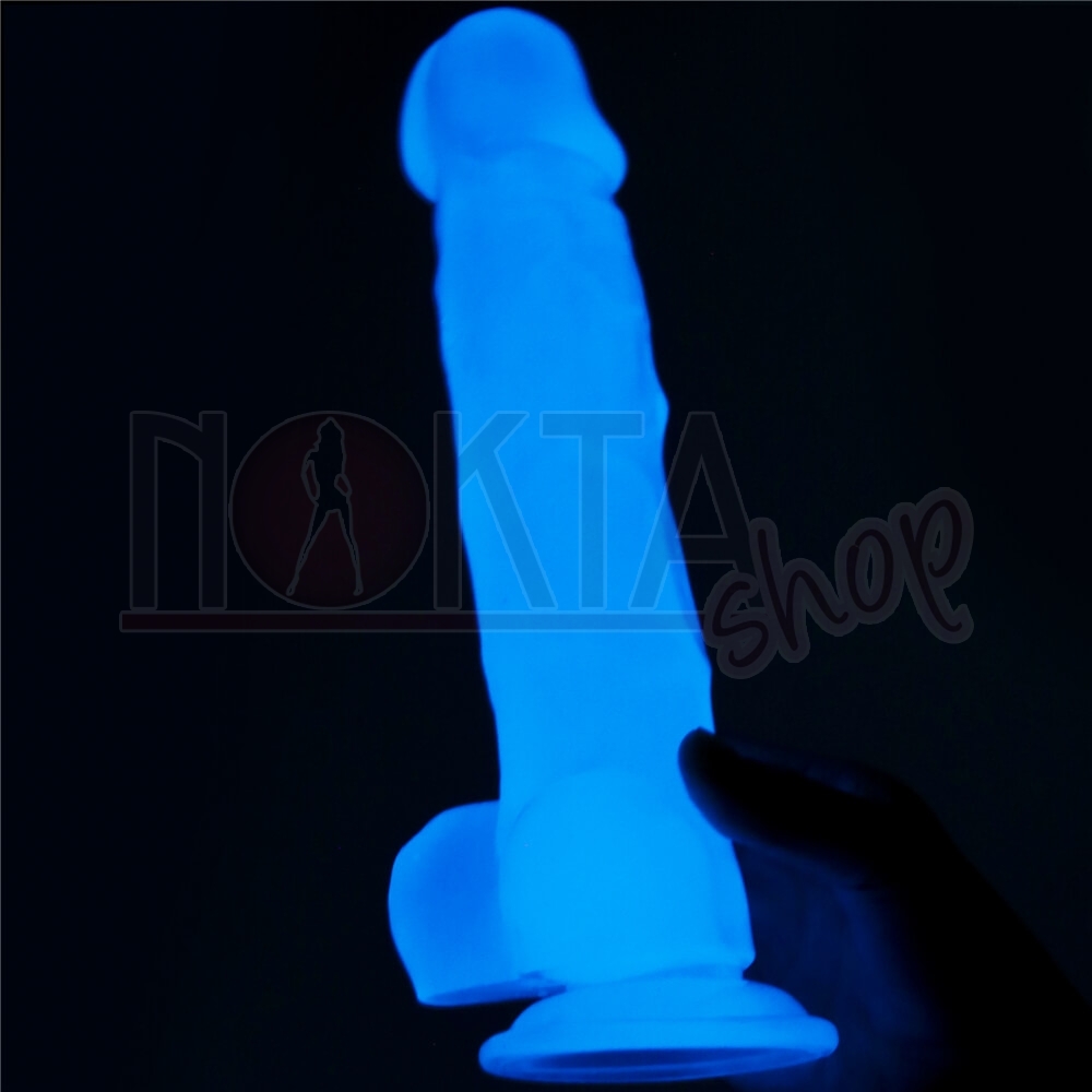 22 cm gece parlayan neon yapay penis