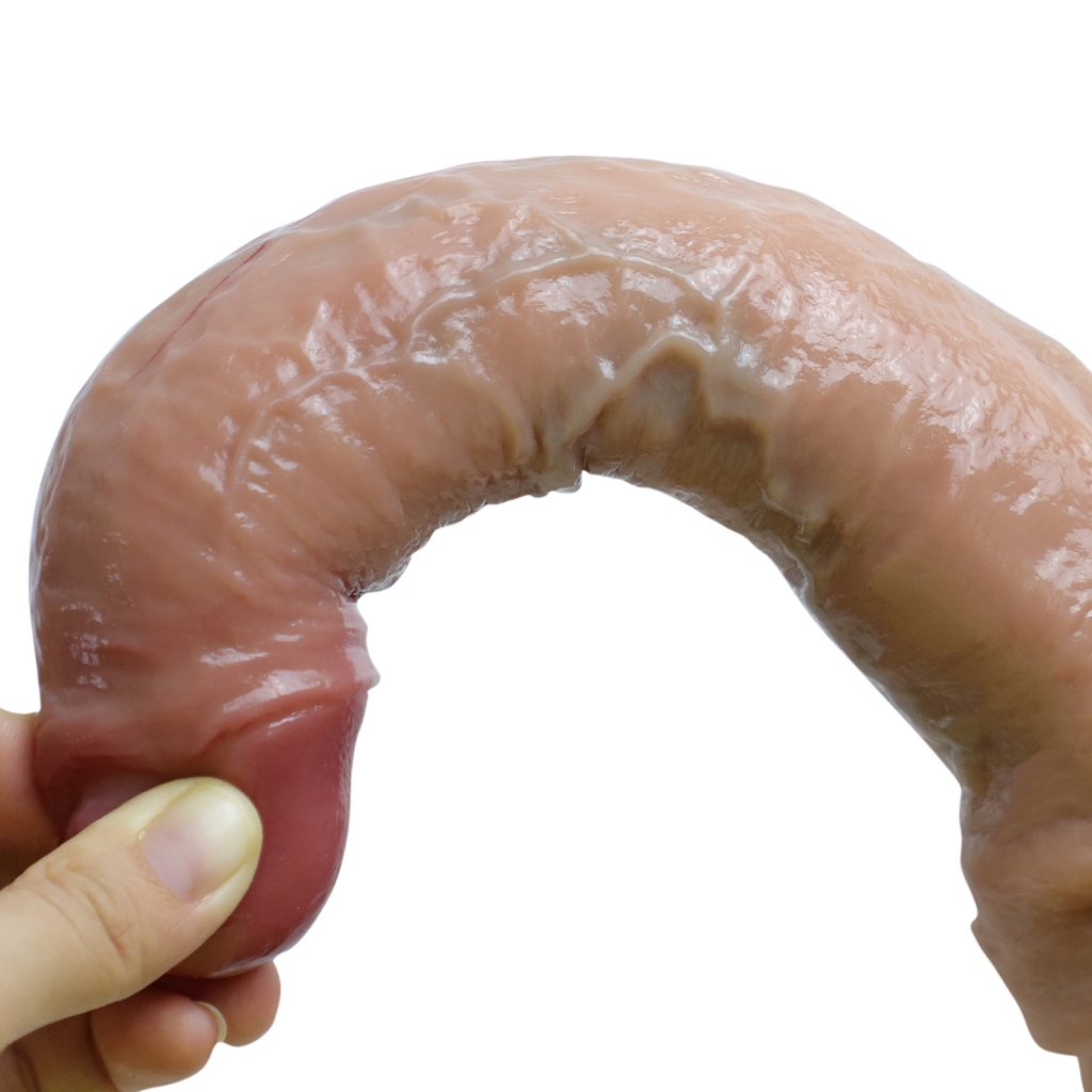 22 cm ultra realistik gerçekçi silikon dildo