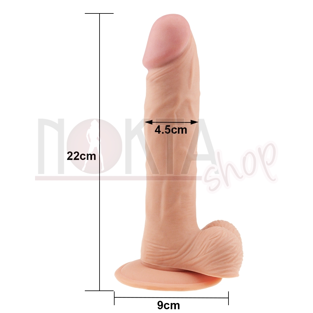 22 cm ultra yumuşak yapay penis