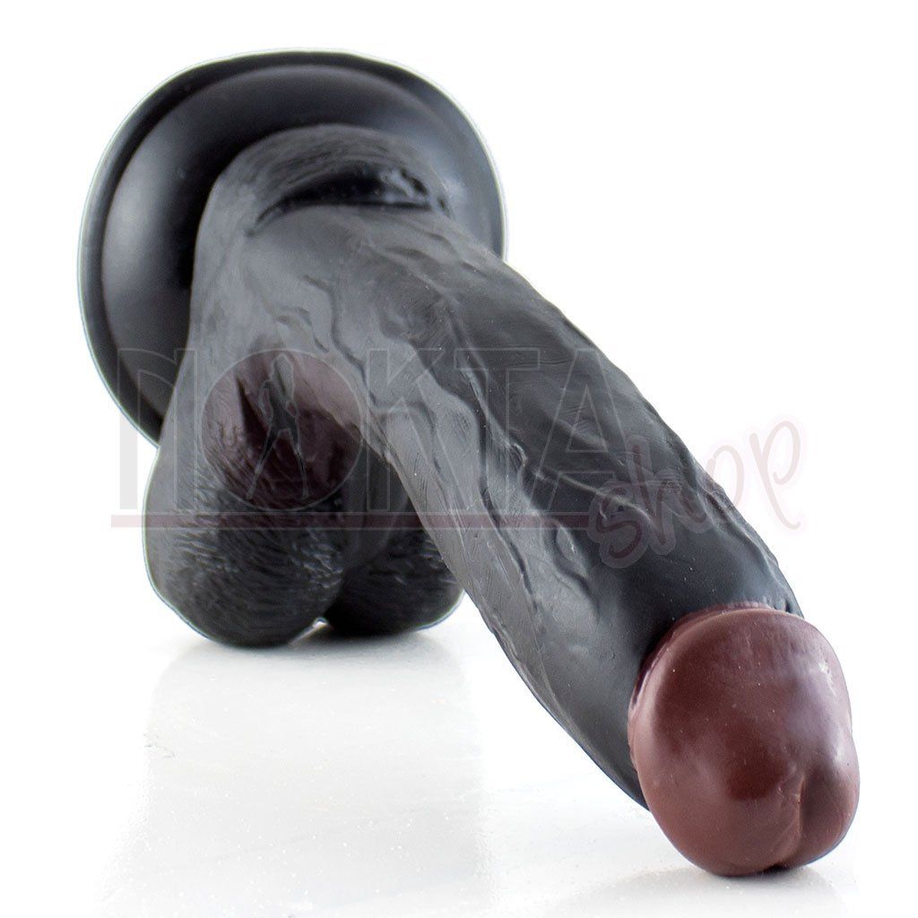 Adam 18cm realistik zenci dildo