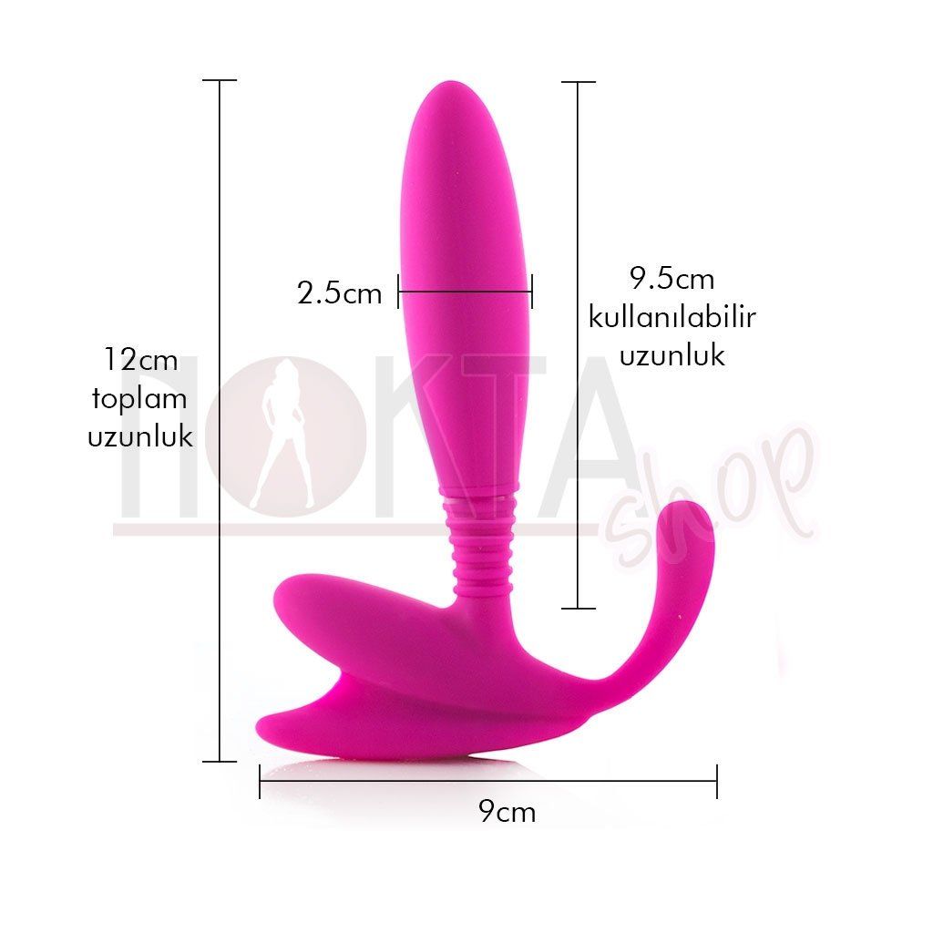 Anal pleasure 12cm titreşimli anal plug