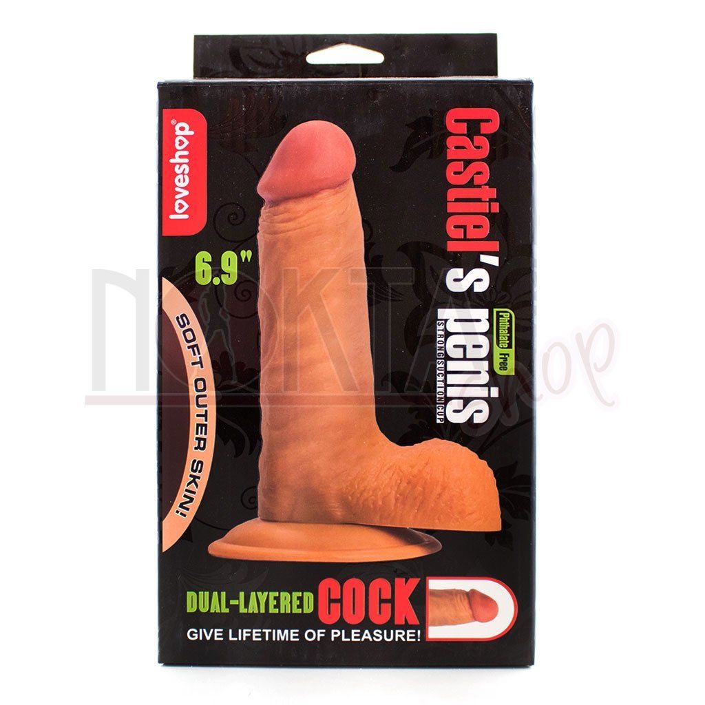 Castiel 16cm yumuşak realistik dildo