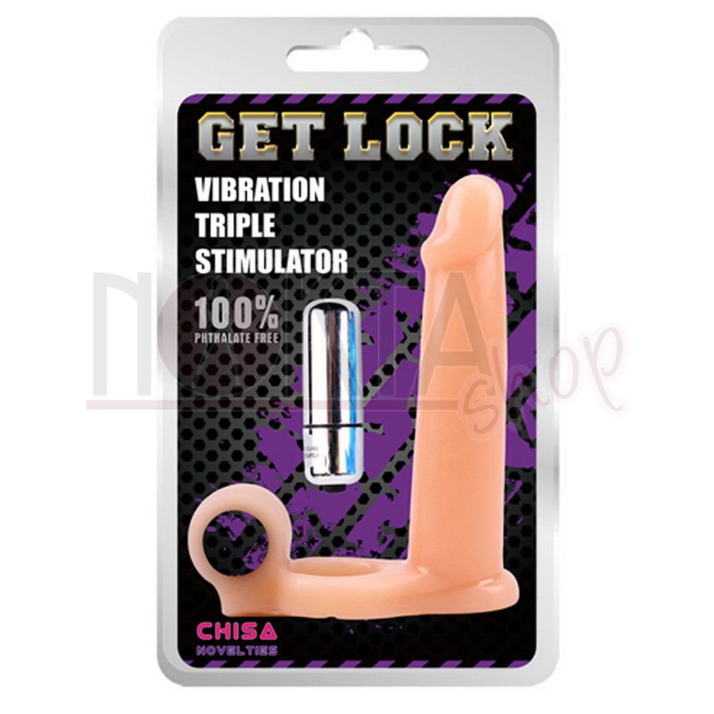 Get lock titreşimli protezli penis halkası