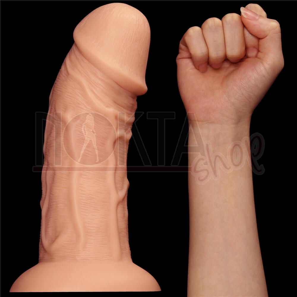 Giant family 24cm en kalın büyük realistik dildo