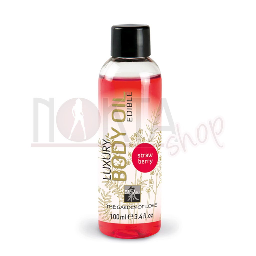 Hot shiatsu çilek aromalı erotik masaj yağı 100ml