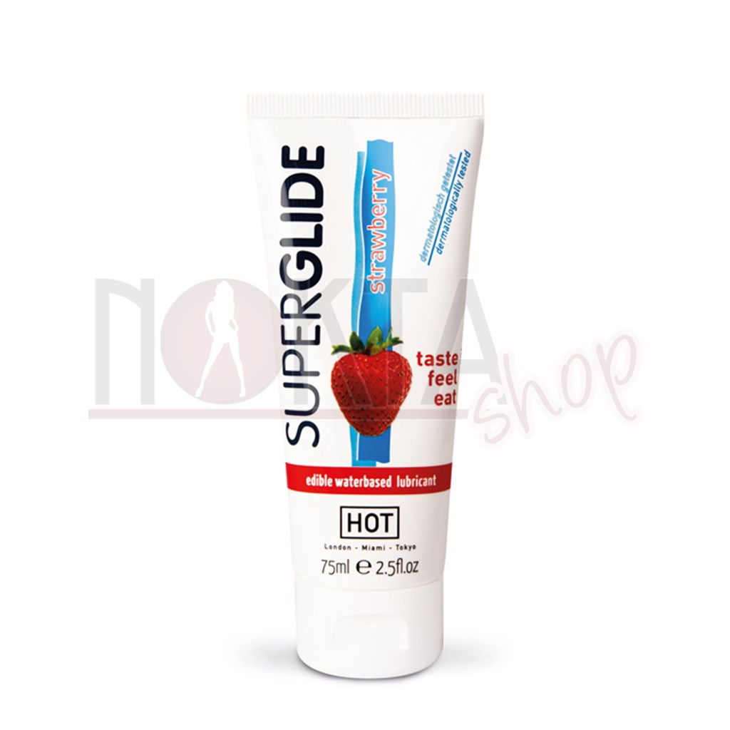 Hot superglide 75ml çilekli kayganlaştırıcı jel