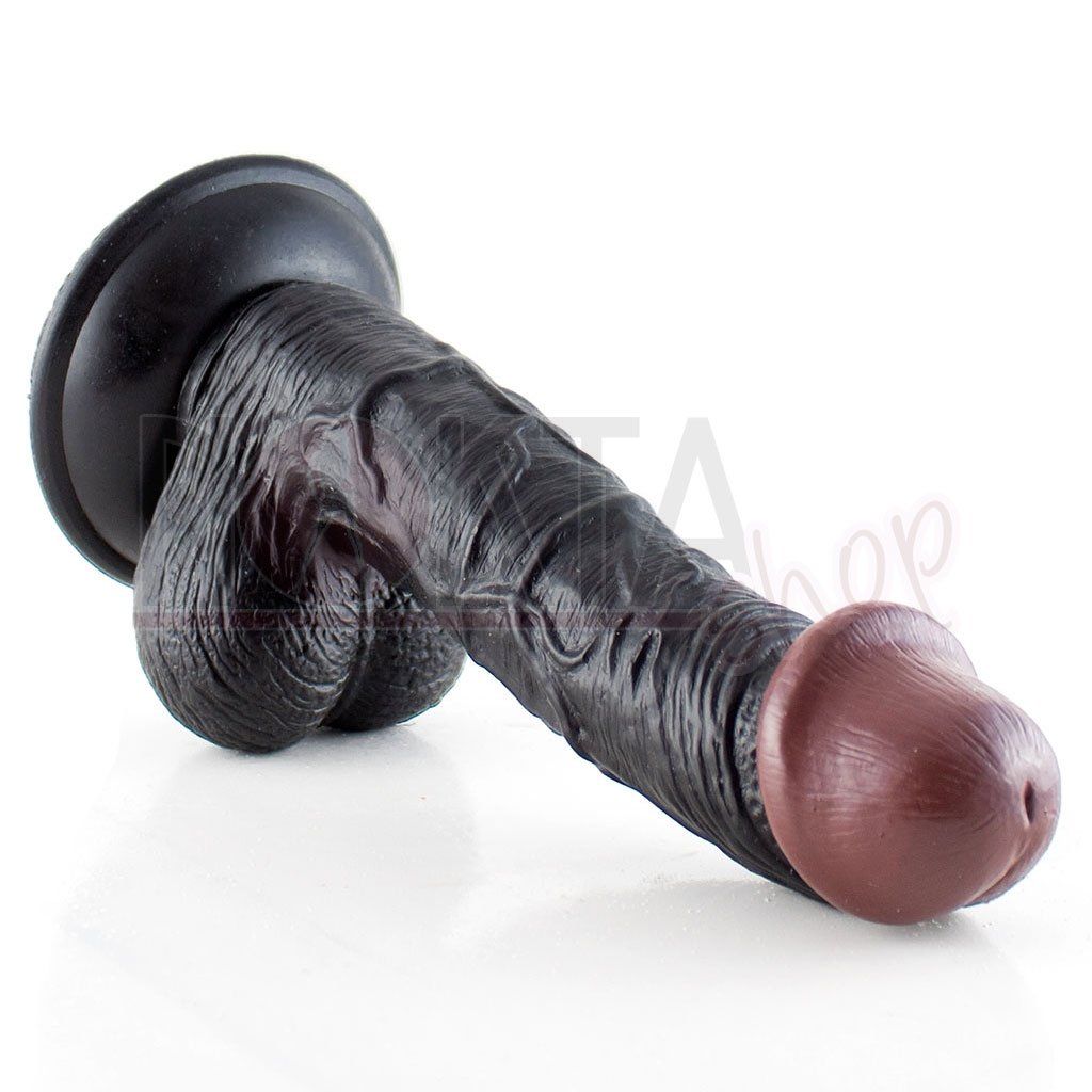 Jack 19cm zenci belden bağlamalı penis