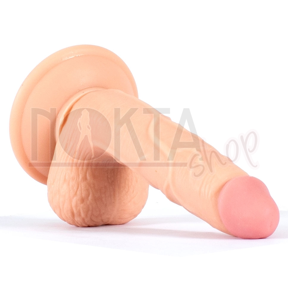 Jerry 18 cm damarlı kemerli penis