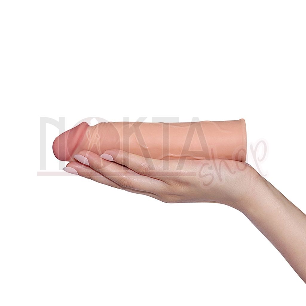 King sleeve 3 cm uzatmalı realistik penis kılıfı