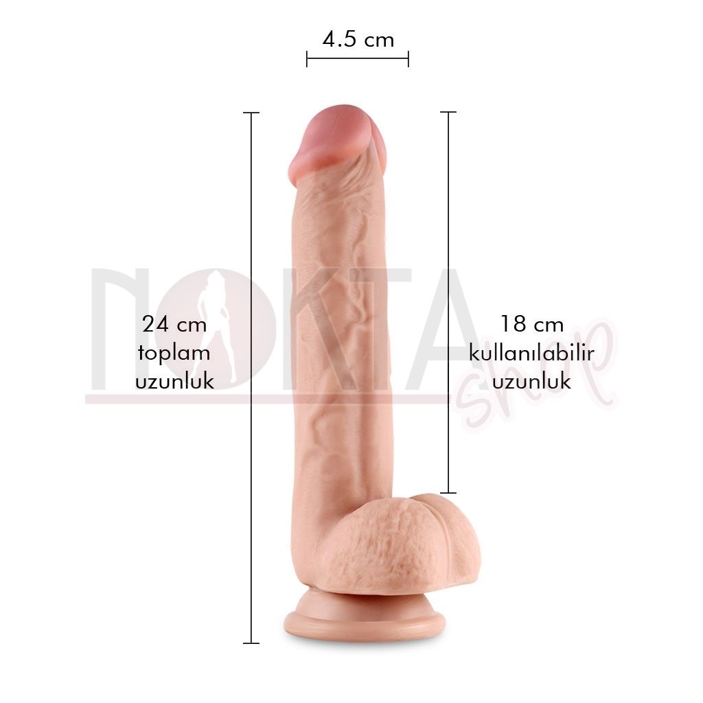 Pablo 24 cm gerçekci büyük penis