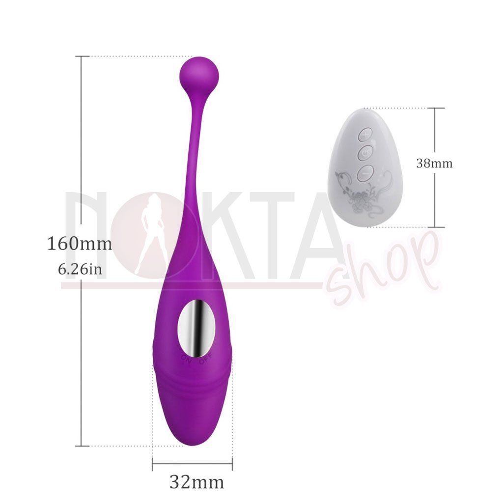 Pointed egg kumandalı kablosuz külot içi vajinal vibratör