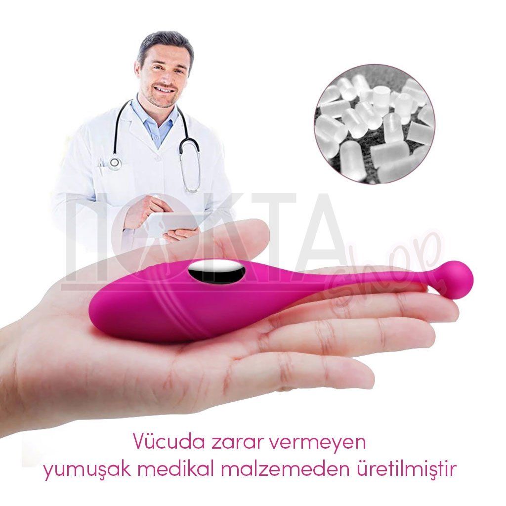 Pointed egg kumandalı kablosuz külot içi vajinal vibratör