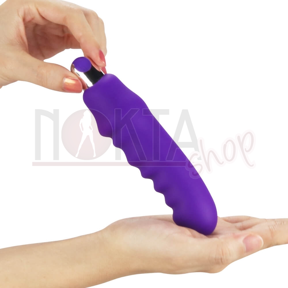 Şarjlı silikon masaj vibratörü